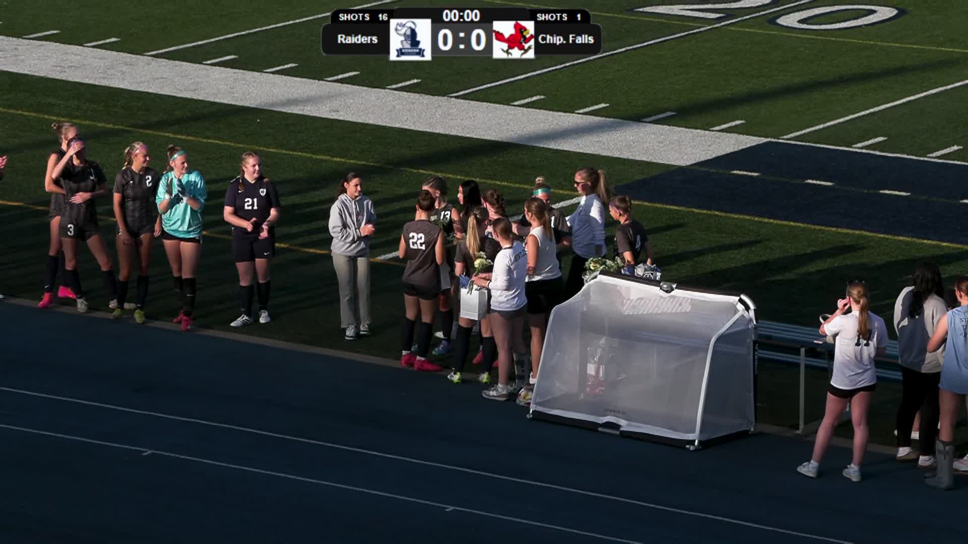 Thumbnail image for Raiders Girls Soccer vs Chippewa Falls