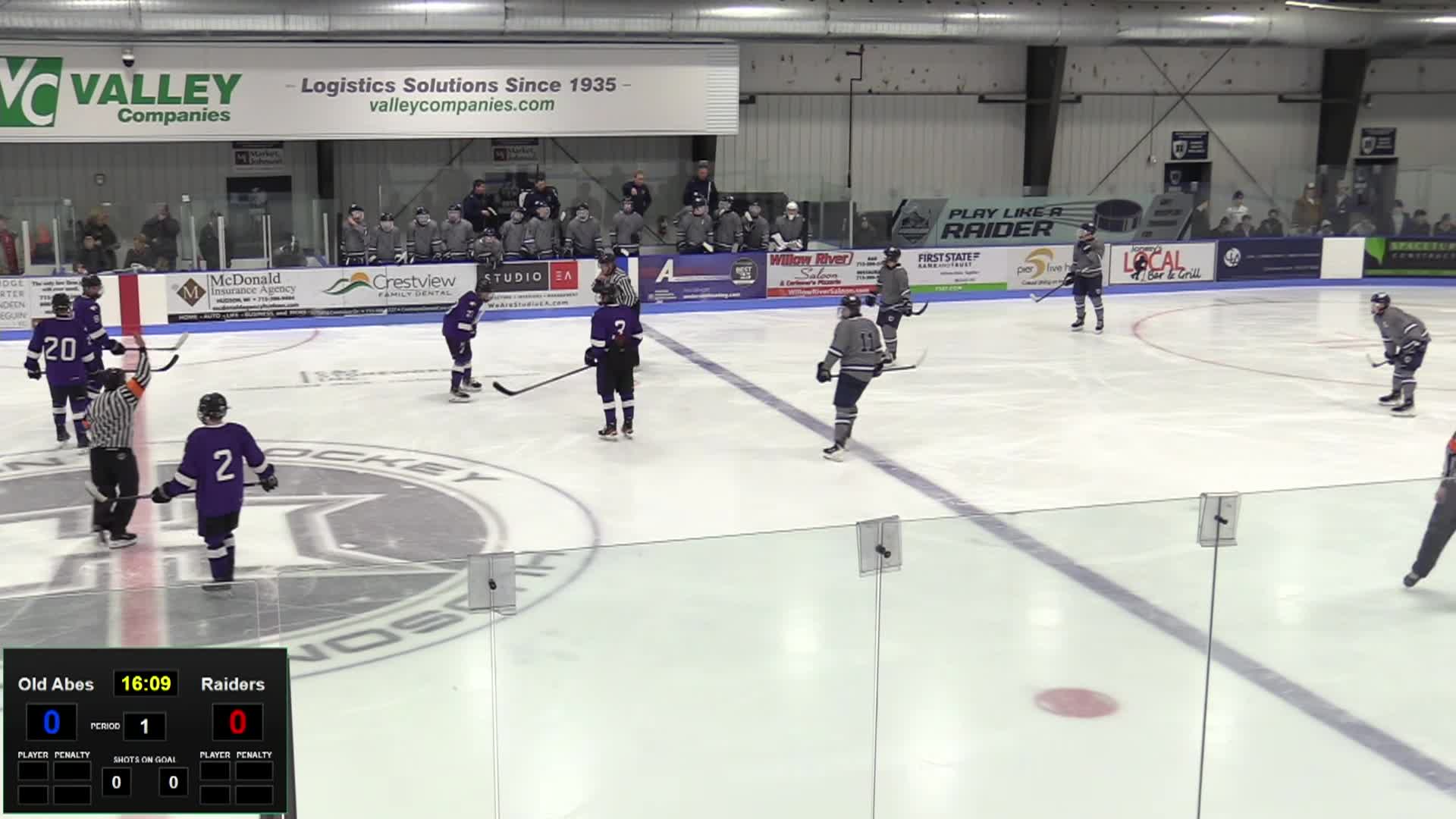 Raiders Boys Hockey vs. EC Memorial